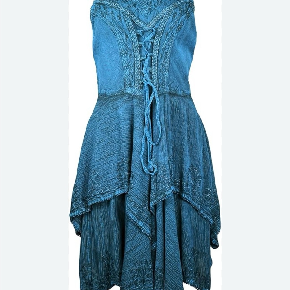Boho/Hippie Embroidered Dress - Picture 2 of 10